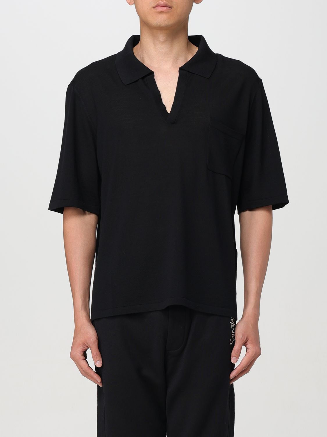 image of Saint Laurent Paris Saint Laurent Sweater Men Black (Size 2XL)