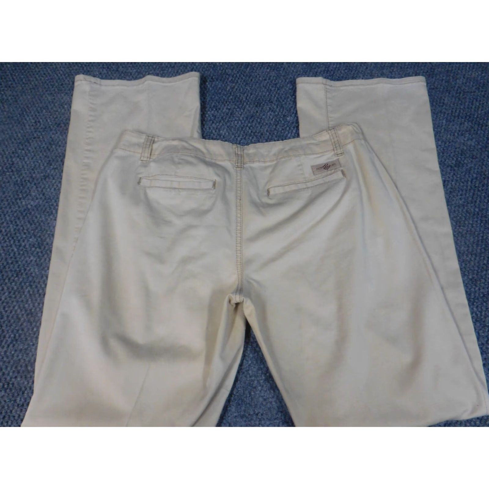 Rocawear Rocawear Womens Pants 13 Beige Straight Stretch Hip Hop Classic Pants Woman Regular Mid Rise 33in Inseam Chino Style Hip Hop Vintage: No Size 24" / US 00 / IT 34 - 5 Thumbnail