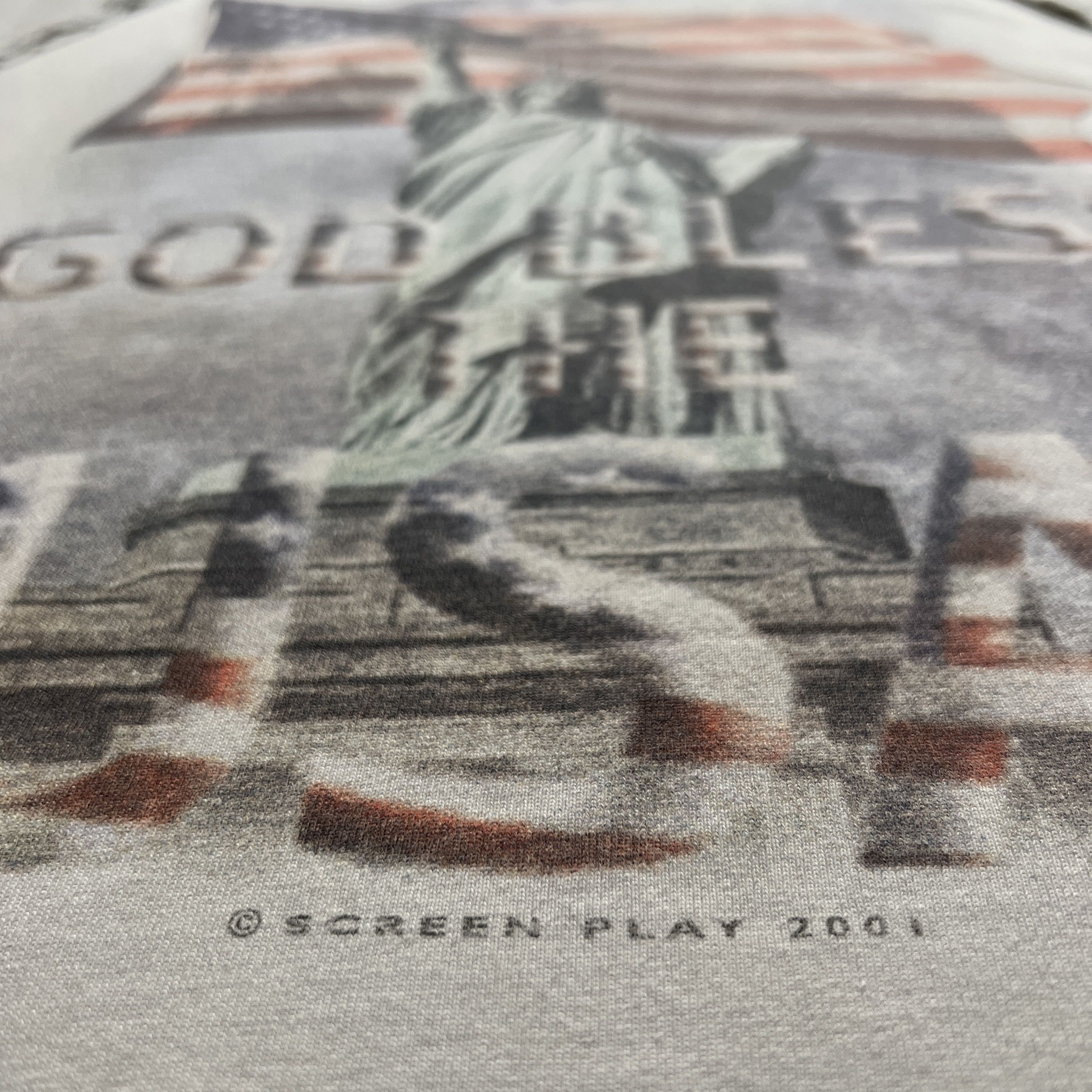 Band Tees × Vintage Vtg God Bless theUSA Lee Greenwood ScreenPlay Bill Monroe Size US XL / EU 56 / 4 - 3 Thumbnail