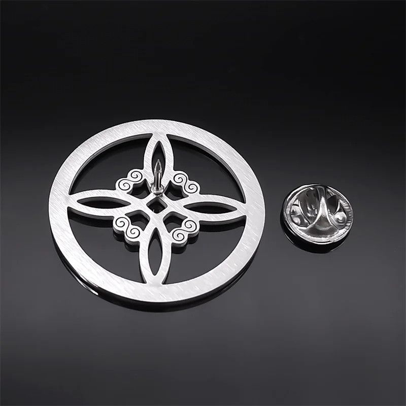 Jewelry Crystal Witch Celtic Knot Brooch Pin Jewelry Gift Size ONE SIZE - 2 Thumbnail