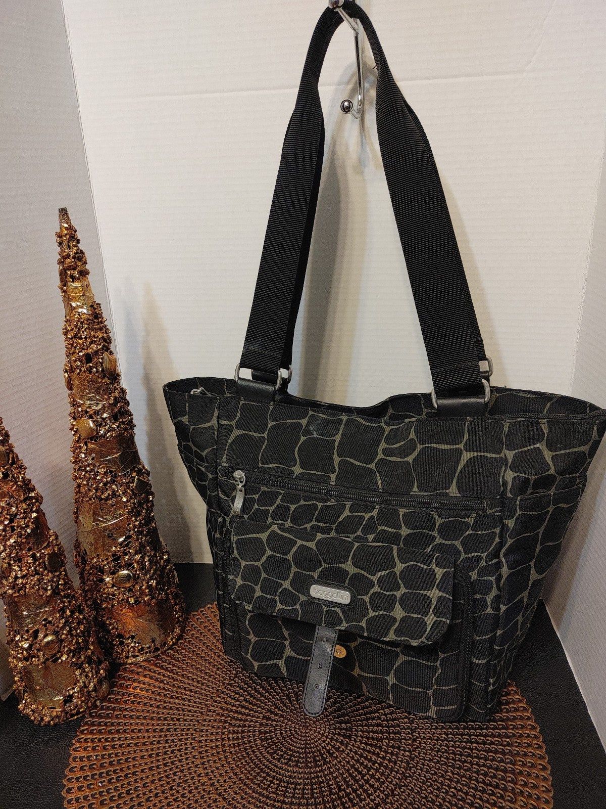 Other Baggallini Town Tote Crinkle Nylon Carry All Size ONE SIZE - 1 Thumbnail
