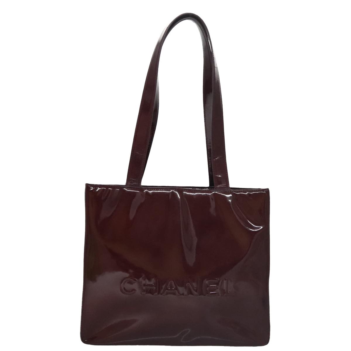 Chanel Brown Patent Leather Tote Bag (Pre-Owned) Size ONE SIZE - 1 Thumbnail