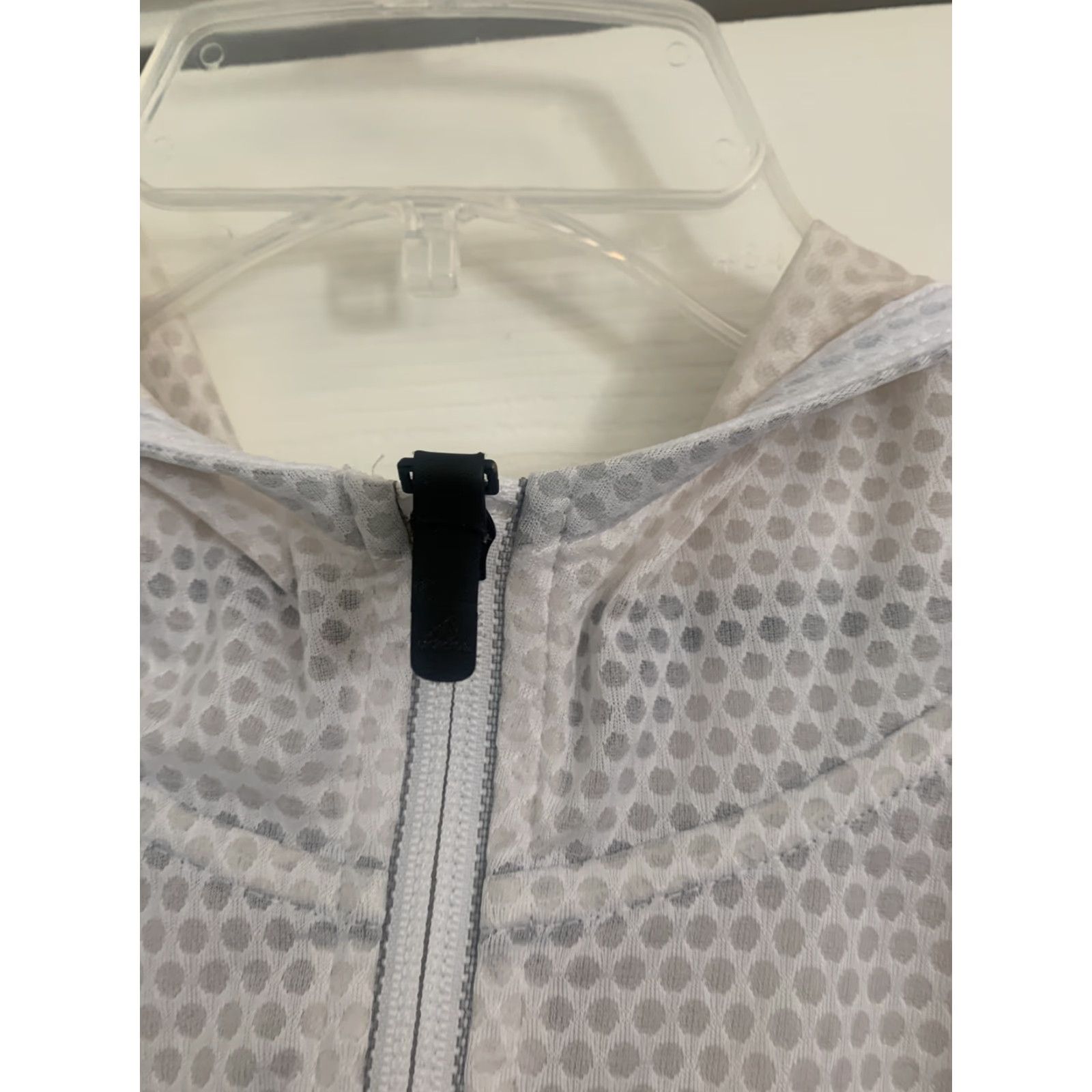 Adidas Adidas Womens Team Issue Fleece Full Zip Hoodie White L Large Hoodie Womens Size L / US 10 / IT 46 - 2 Thumbnail