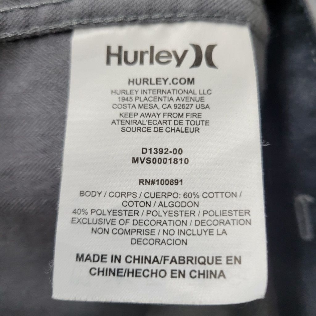 Hurley Hurley Men's Long-Sleeves Shirt Size Medium. Excellent Size US M / EU 48-50 / 2 - 7 Thumbnail