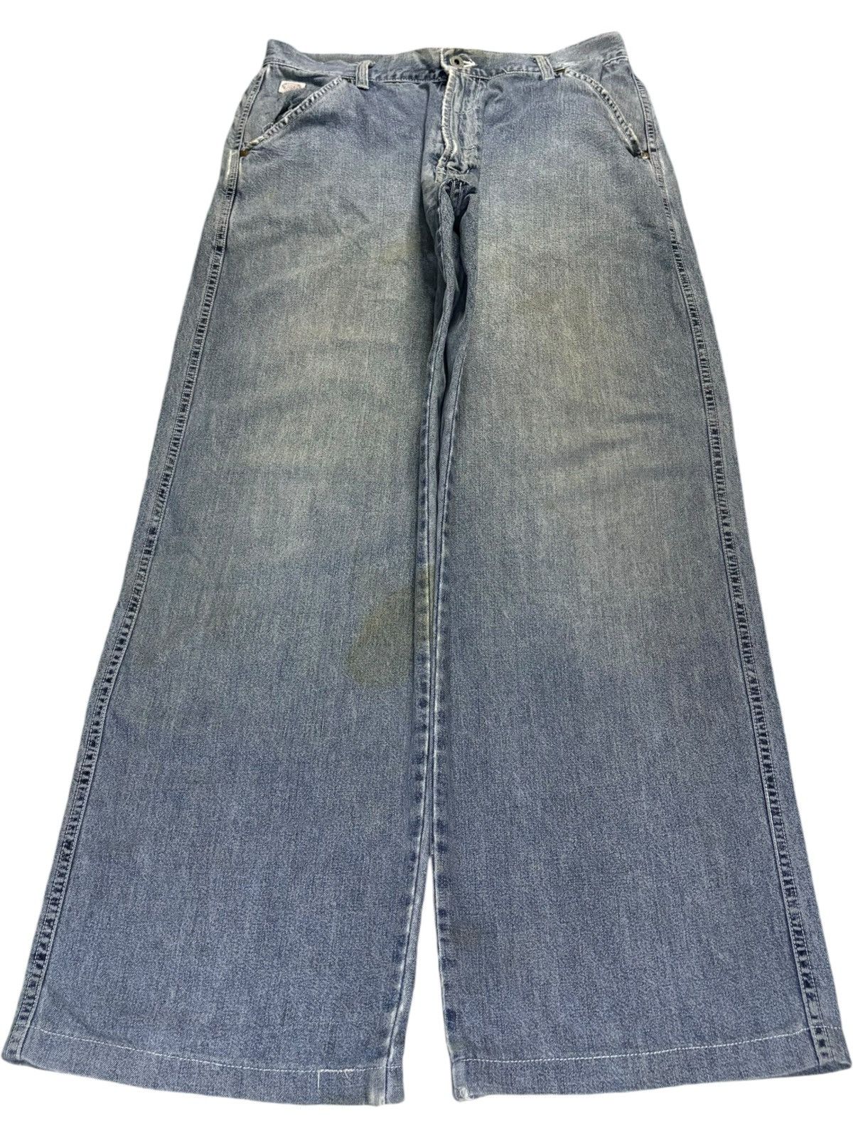 Vintage Japanese Brand Mud Wash Baggy Jeans