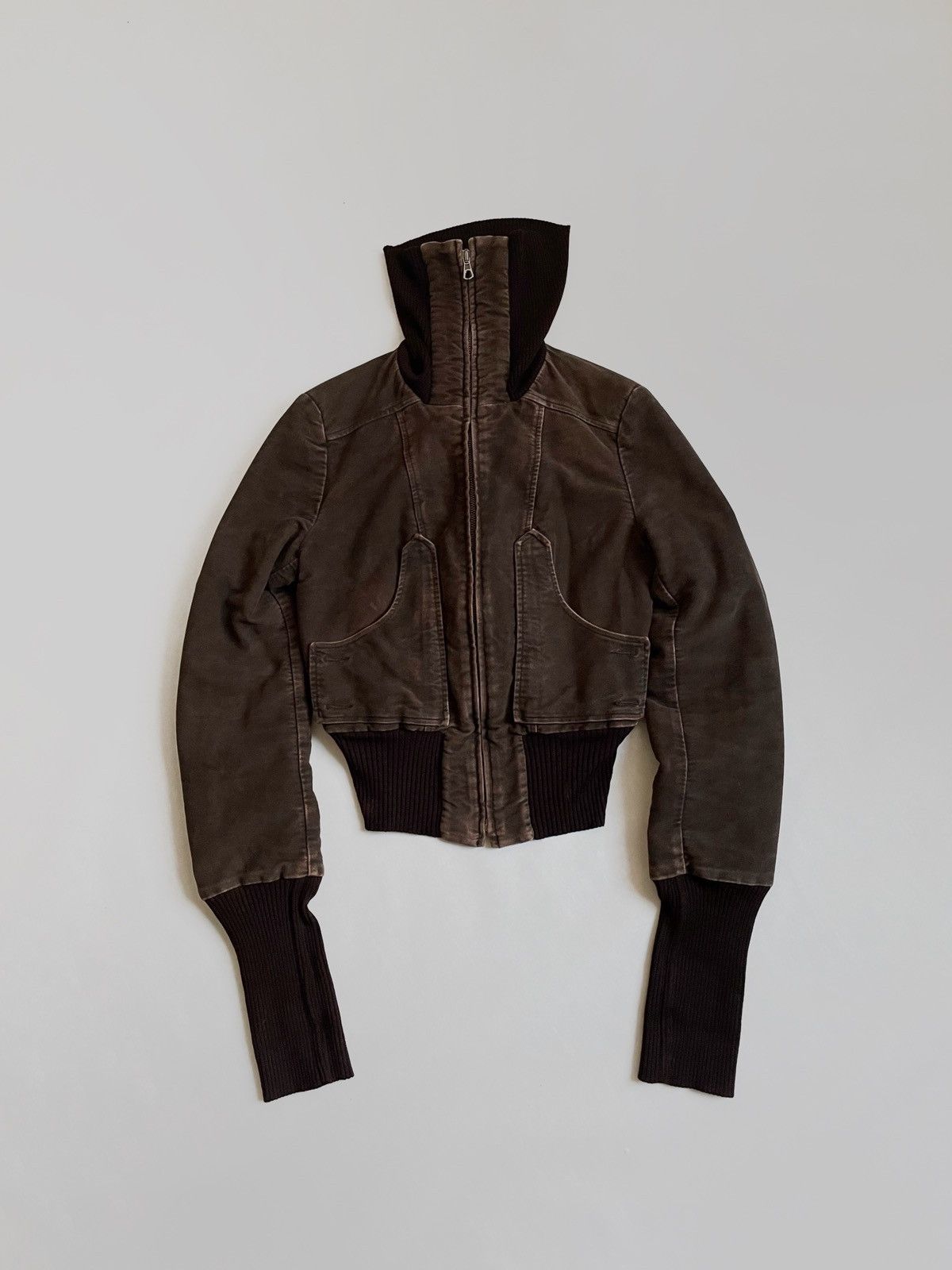 image of Archival Clothing x Iceberg Vintage Iceberg Bomber Jacket 2000S Japanese Style in Brown, Women's (S