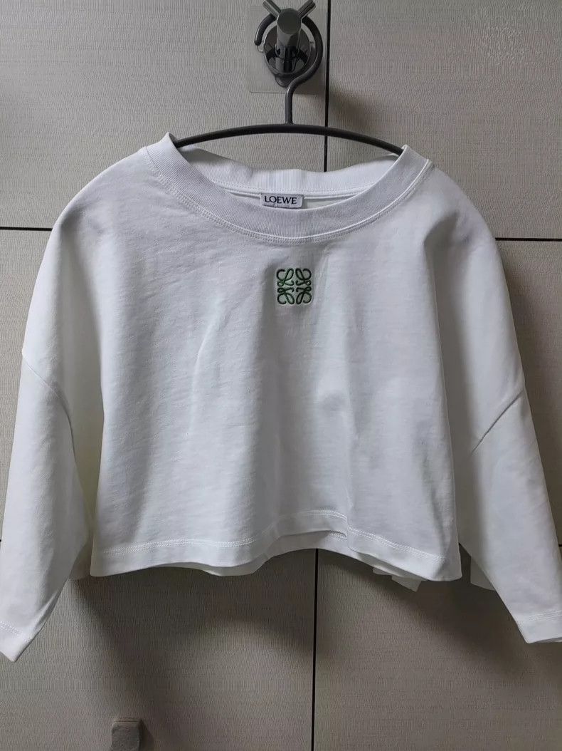 Loewe LOEWE White wide length short T Size S / US 4 / IT 40 - 3 Thumbnail