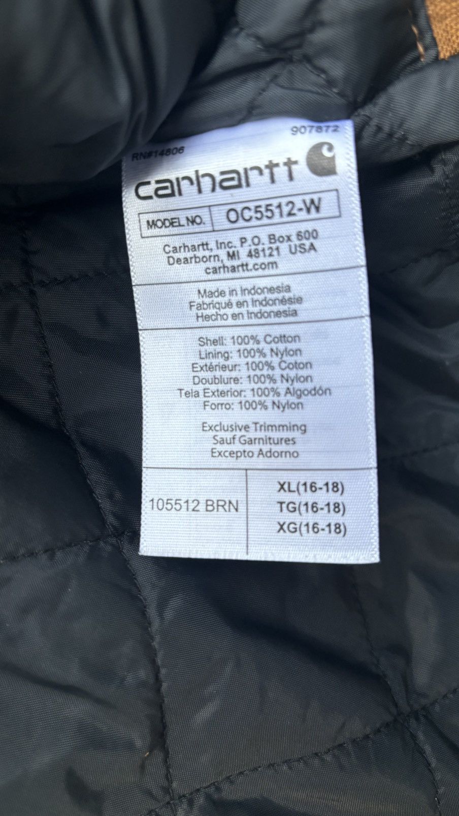 Carhartt Carhartt Washed Duck Coat Fall 2023 Size US XL / EU 56 / 4 - 5 Thumbnail
