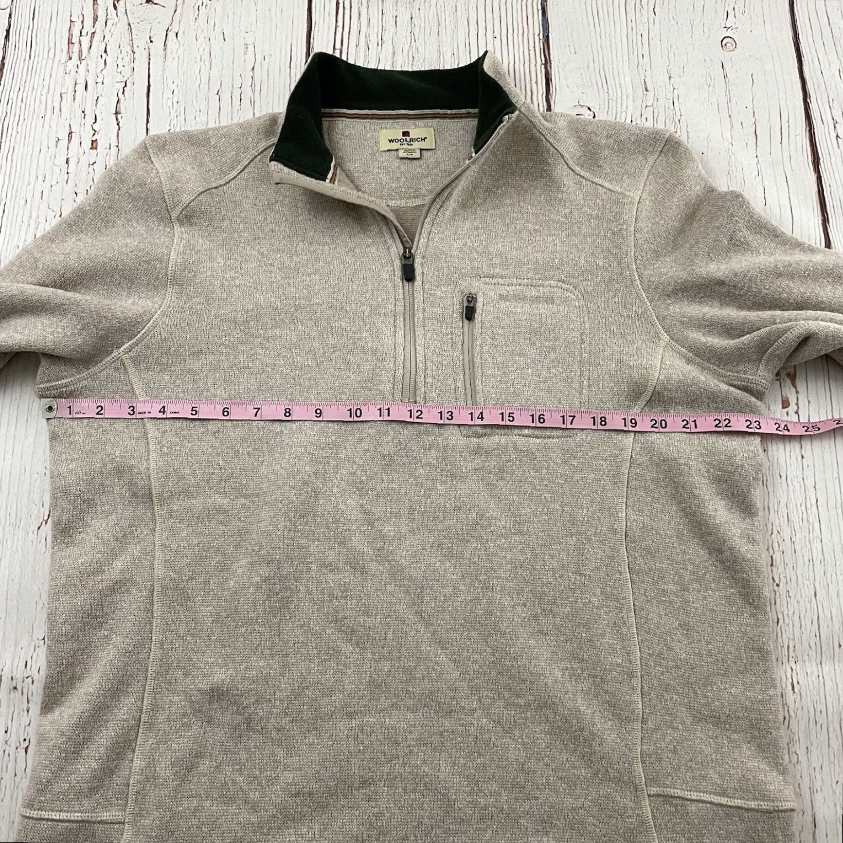 Vintage Woolrich 1/4 Zip Jacket Pullover Mens Large Beige Woolrich Jacket 1/4 Zip Beige Mens Large Size US L / EU 52-54 / 3 - 5 Thumbnail