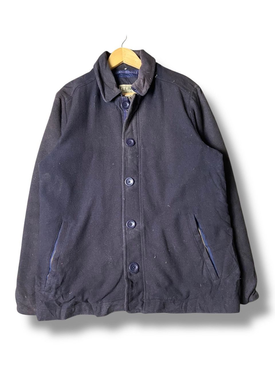 L.L. Bean Vintage L.L Bean Wool Buttoned Jacket (156) Size US M / EU 48-50 / 2 - 1 Thumbnail