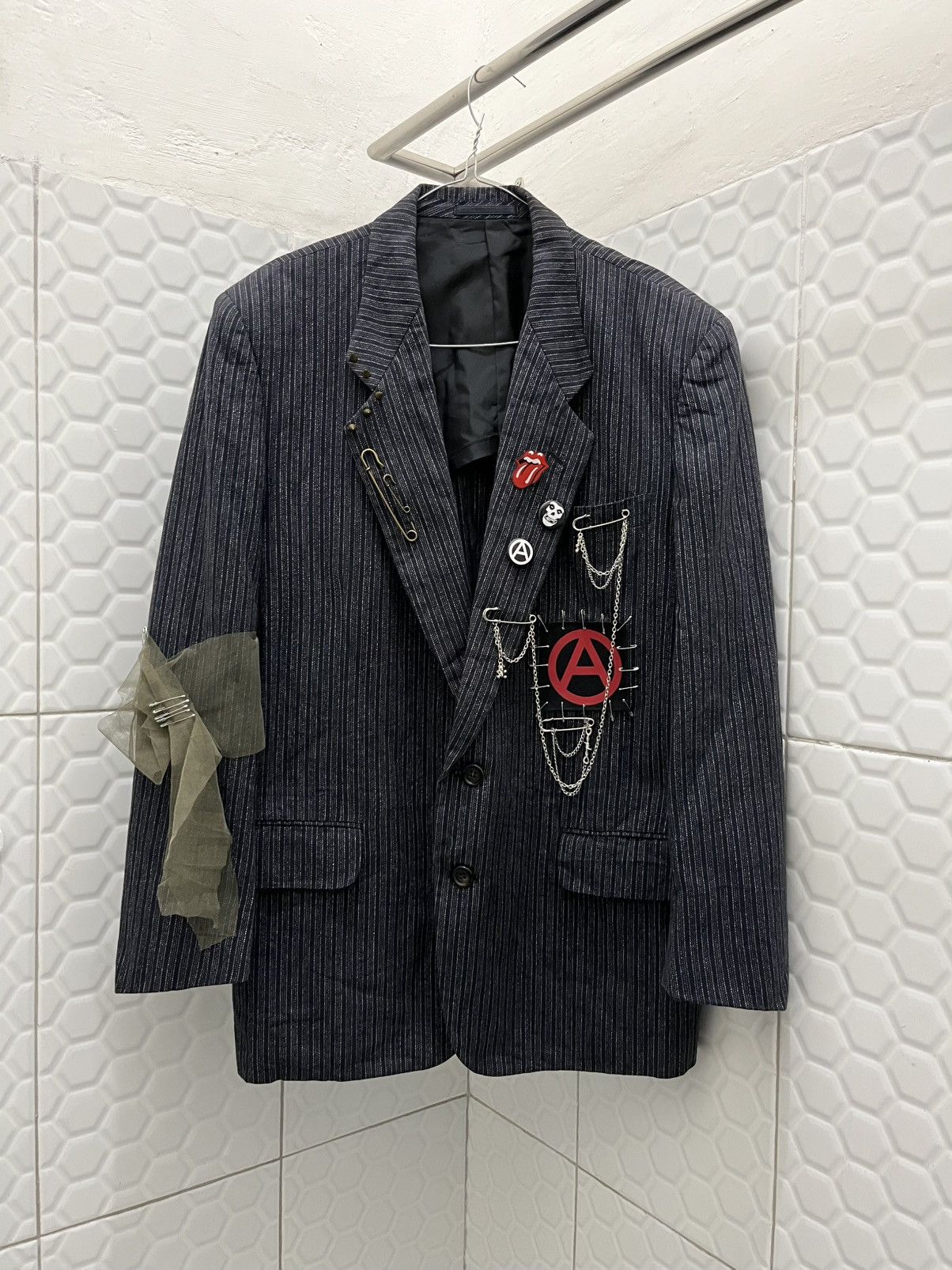 Vintage 90's Comme Des Garcons Punk Blazer