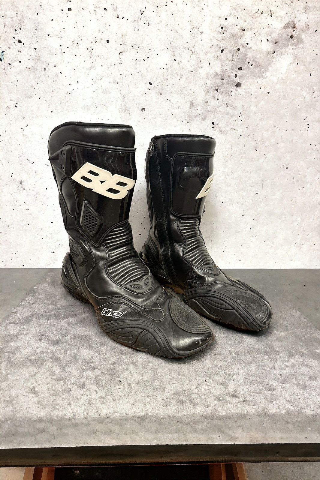image of Balenciaga Tyrex Moto Boots in Black, Men's (Size 10)