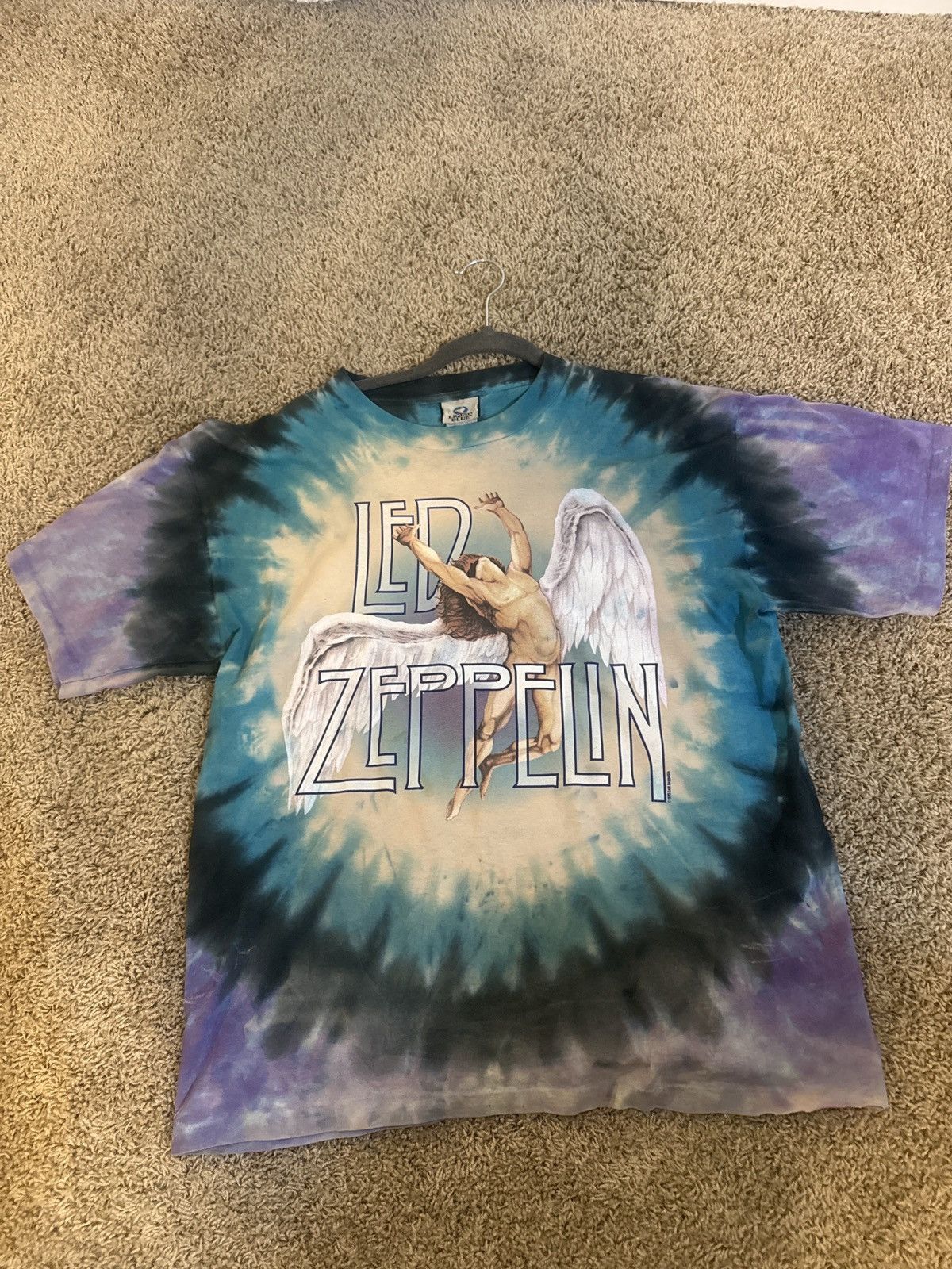 Liquid Blue RARE Led Zeppelin vintage t shirt Size US L / EU 52-54 / 3 - 1 Thumbnail