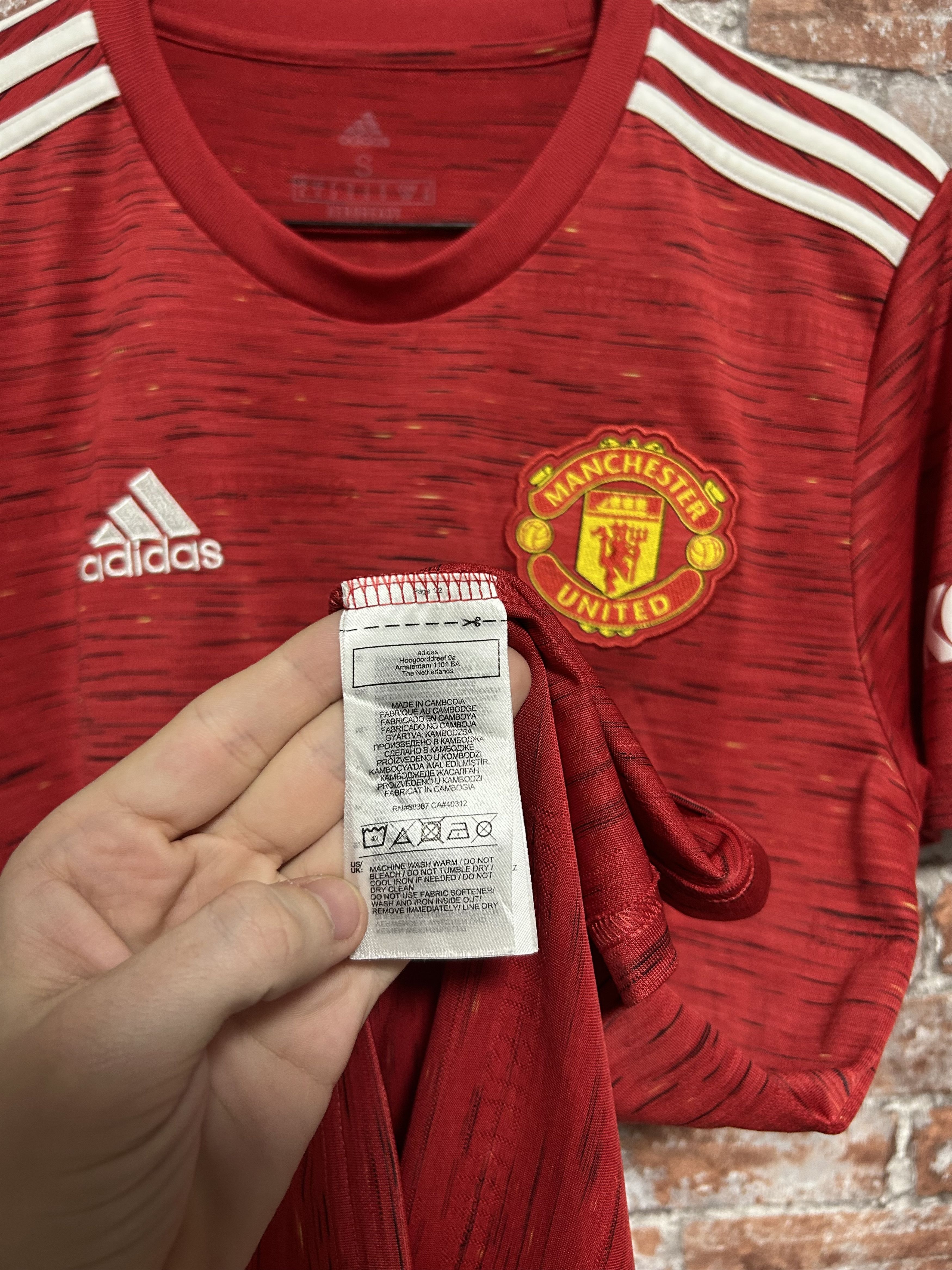 Adidas Manchester United 2020 2021 Home Rupawalla #19 Shirt GC7958 Size US S / EU 44-46 / 1 - 10 Thumbnail