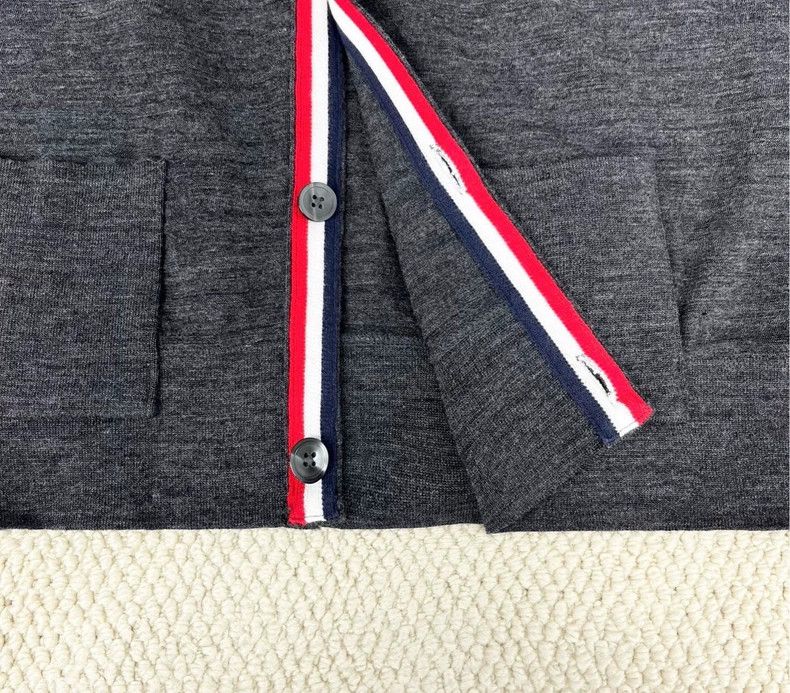 Thom Browne Thom Browne size2 Dark grey striped placket with colored st Size US M / EU 48-50 / 2 - 5 Thumbnail