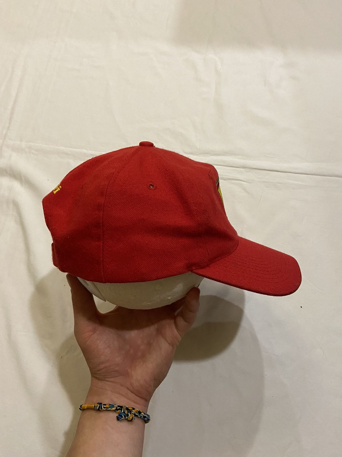 Ferrari × Vintage Vintage Ferrari red 90’s Y2K racing streetwear hat cap f-1 Size ONE SIZE - 6 Thumbnail