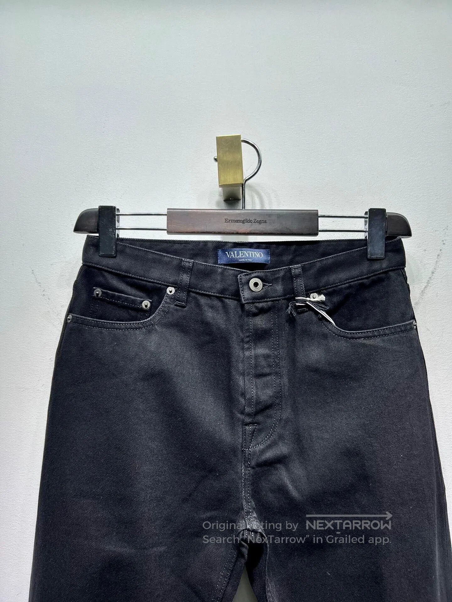 Valentino Valentino Logo Print Studded Denim Jeans. Size US 28 / EU 44 - 2 Thumbnail