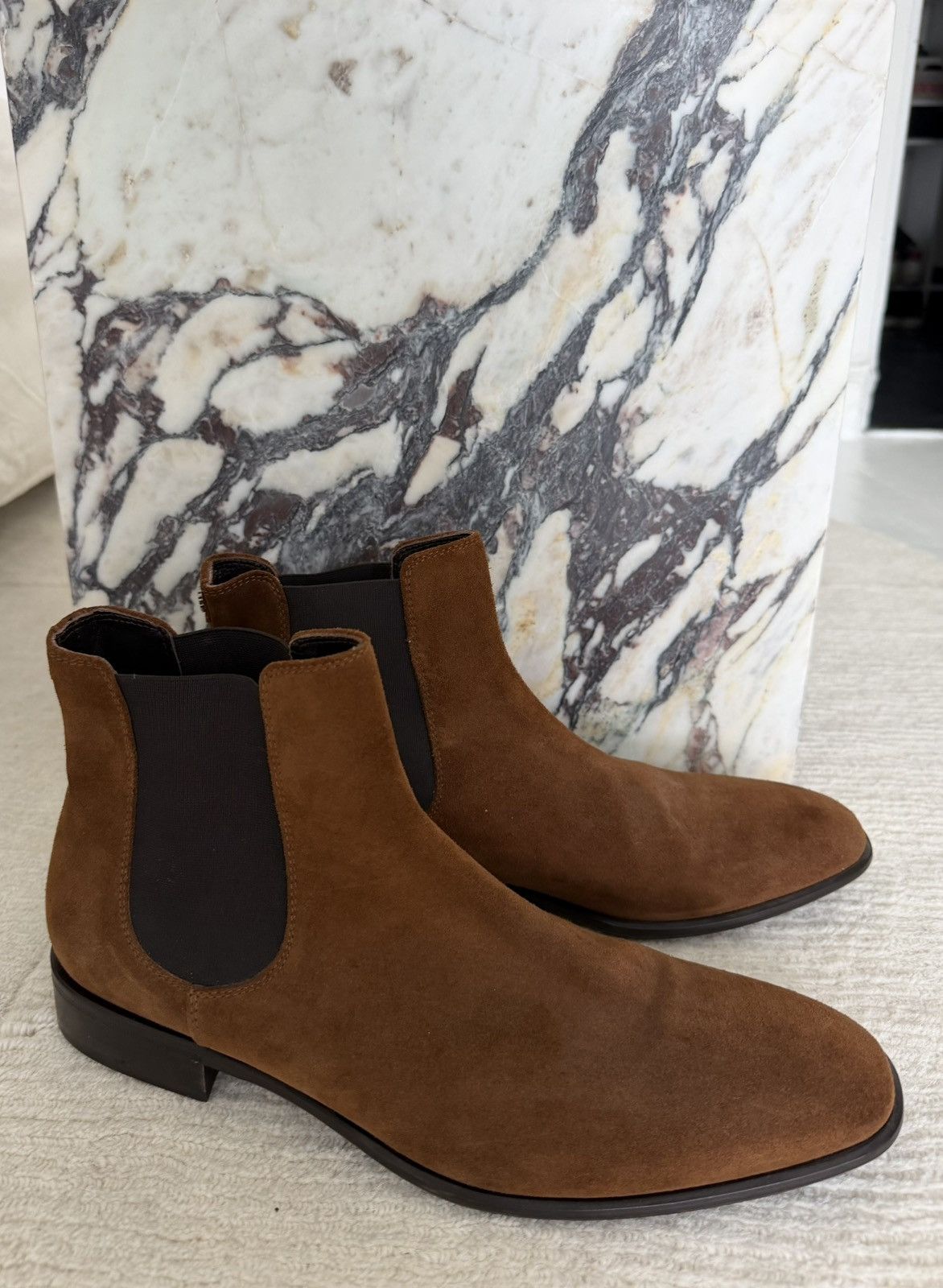 Roberto Cavalli Suede Chelsea Boots Size US 11.5 / EU 44-45 - 3 Thumbnail