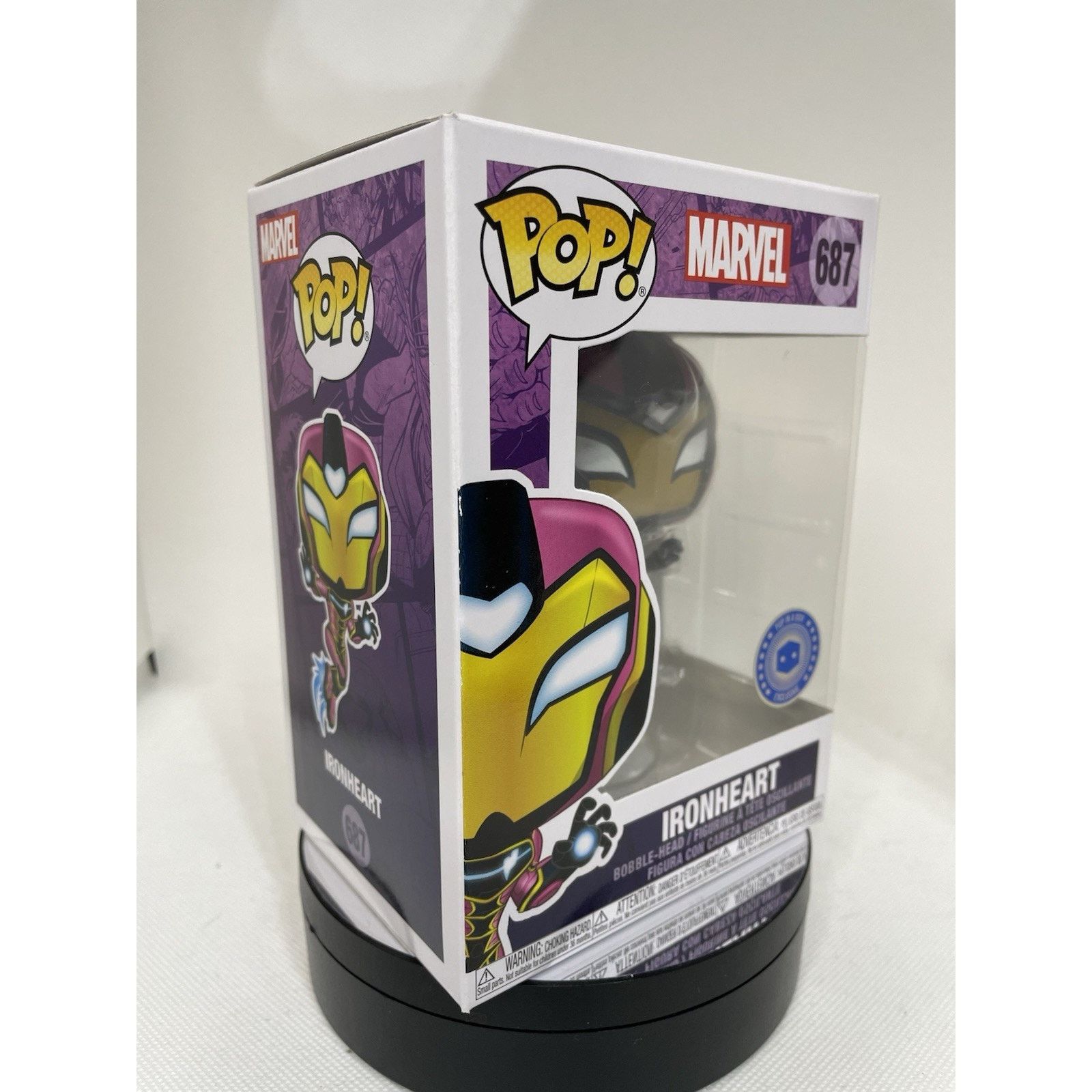 Marvel Comics Funko Pop! Vinyl: Marvel - Ironheart - PIAB Exclusive #687 Size ONE SIZE - 8 Thumbnail