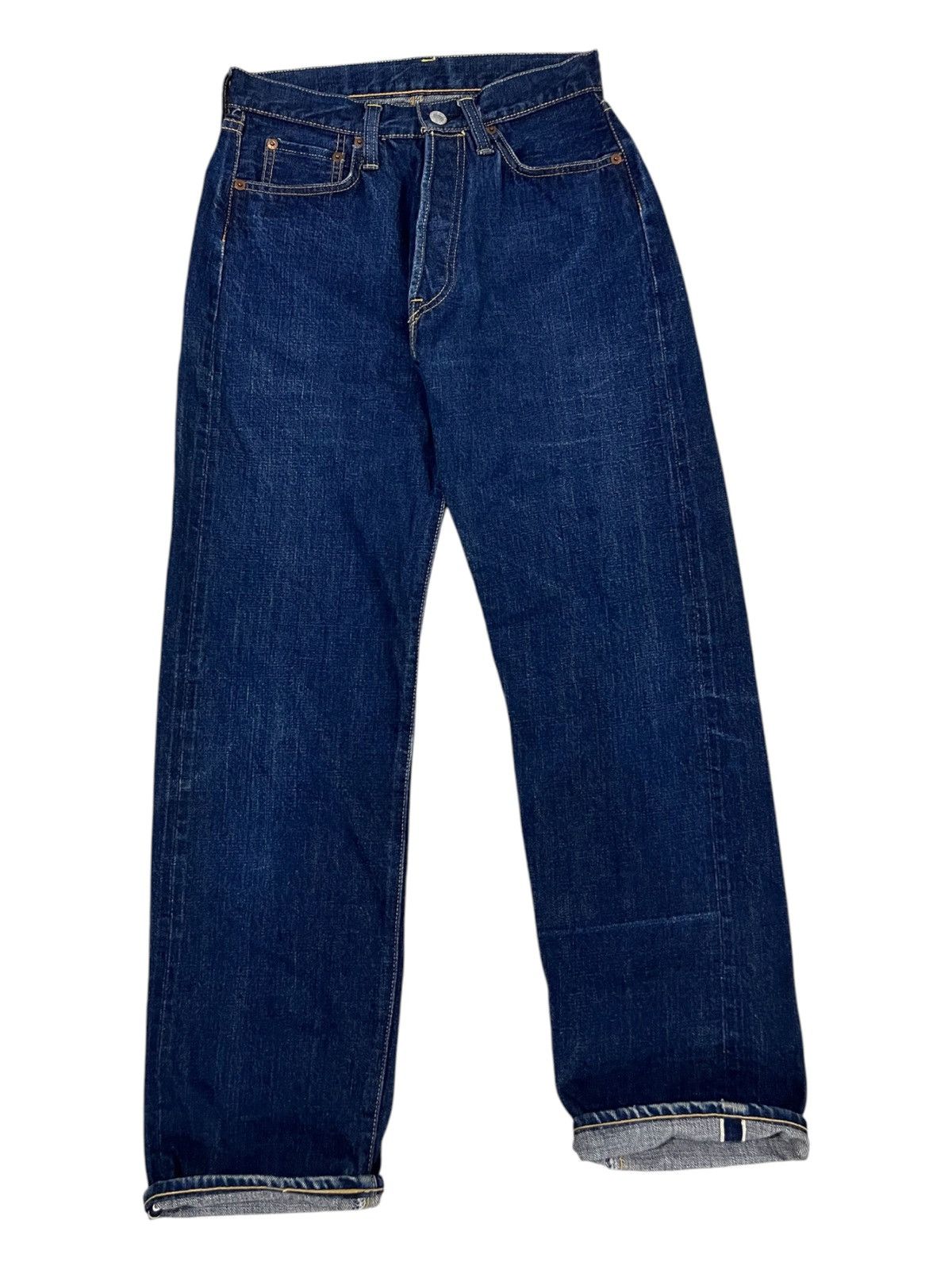 ADAM ET ROPE × Comme des Garcons × Japanese Brand Japan Indigo Dyed Selvaged Denim Adam Et Rope Regular Fit Size US 28 / EU 44 - 3 Thumbnail