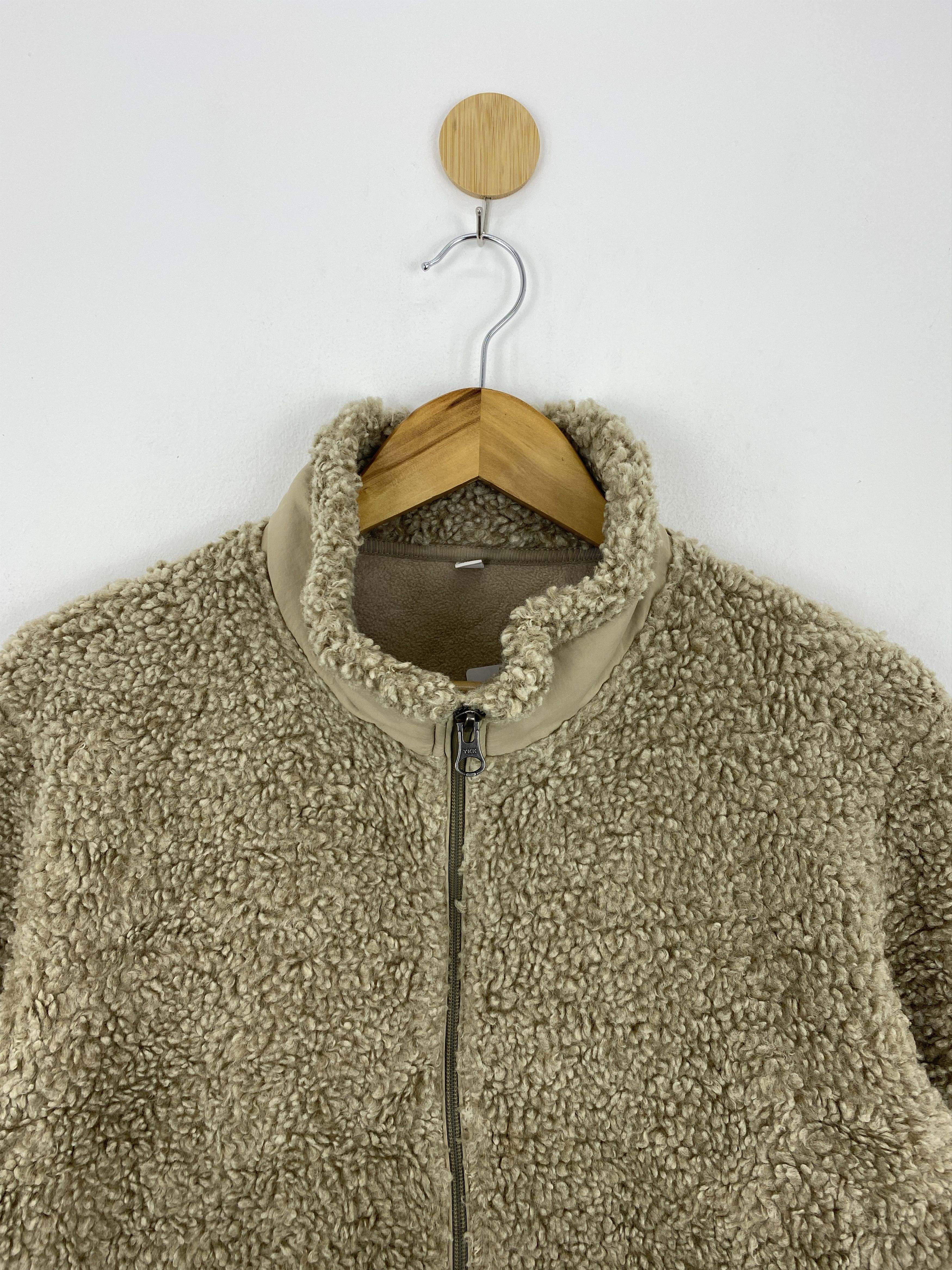 Japanese Brand × Uniqlo × Vintage Vintage Uniqlo Sherpa Zipper Bomber Jacket With Hoodie Size US M / EU 48-50 / 2 - 2 Thumbnail