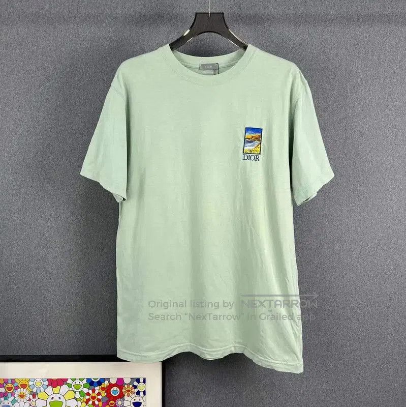 Dior Dior Green Men's T-Shirt . Size US M / EU 48-50 / 2 - 1 Thumbnail