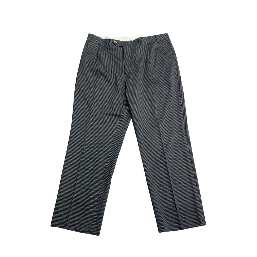 Geoffrey Beene Geoffrey Beene Pinstripe Trousers Slacks Pants SZ 40X30 Wool Size US 40 / EU 56 - 1 Thumbnail