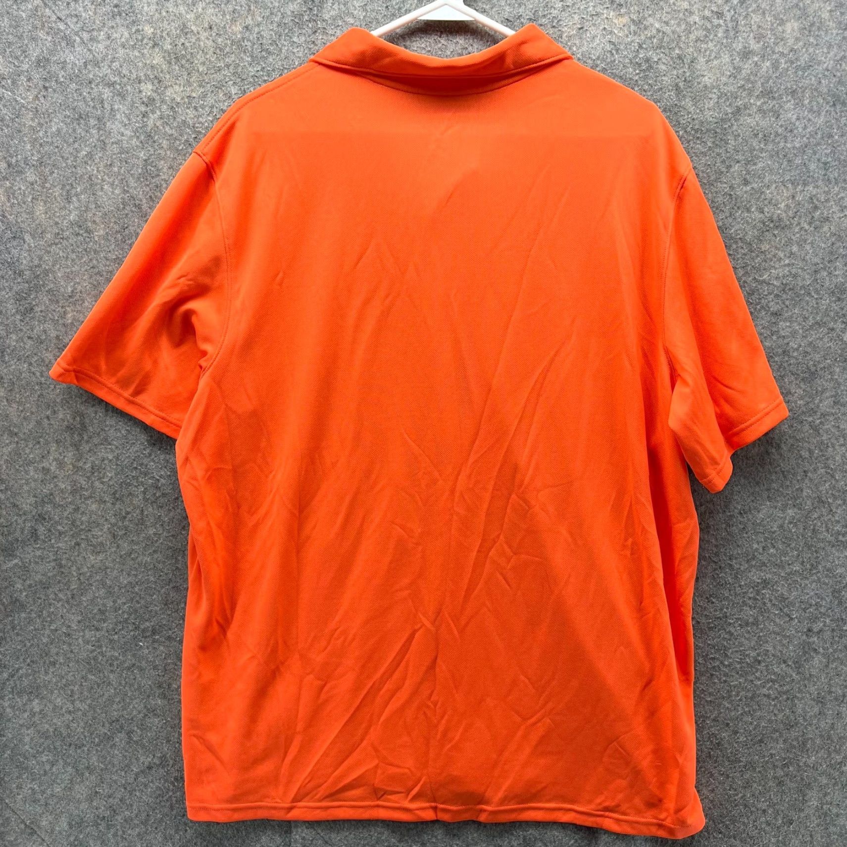 Nike Nike Polo Shirt Mens XL Orange Athletic Dri Fit Golf Swoosh Performance Shirt Size US XL / EU 56 / 4 - 2 Thumbnail