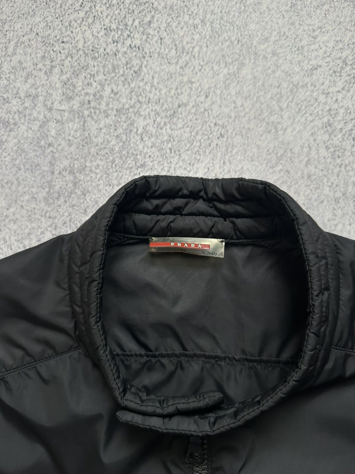Prada Vintage Prada S/S99 Nylon Biker Short Jacket Size US M / EU 48-50 / 2 - 10 Thumbnail