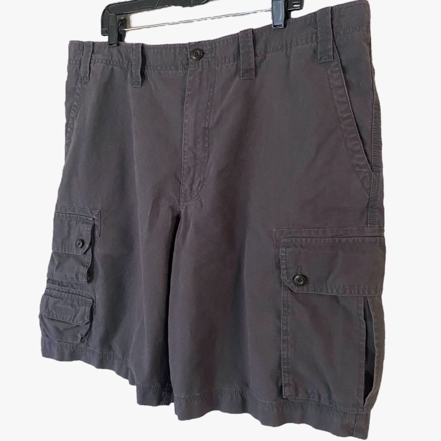 Eddie Bauer Y2K Eddie Bauer Cotton Cargo Shorts Gray Men 42 Casual Hiking Outdoors Cotton Cargo Shorts 10.5 Inseam Y2K Eddie Bauer Men's Size 42 Size US 42 / EU 58 - 3 Thumbnail
