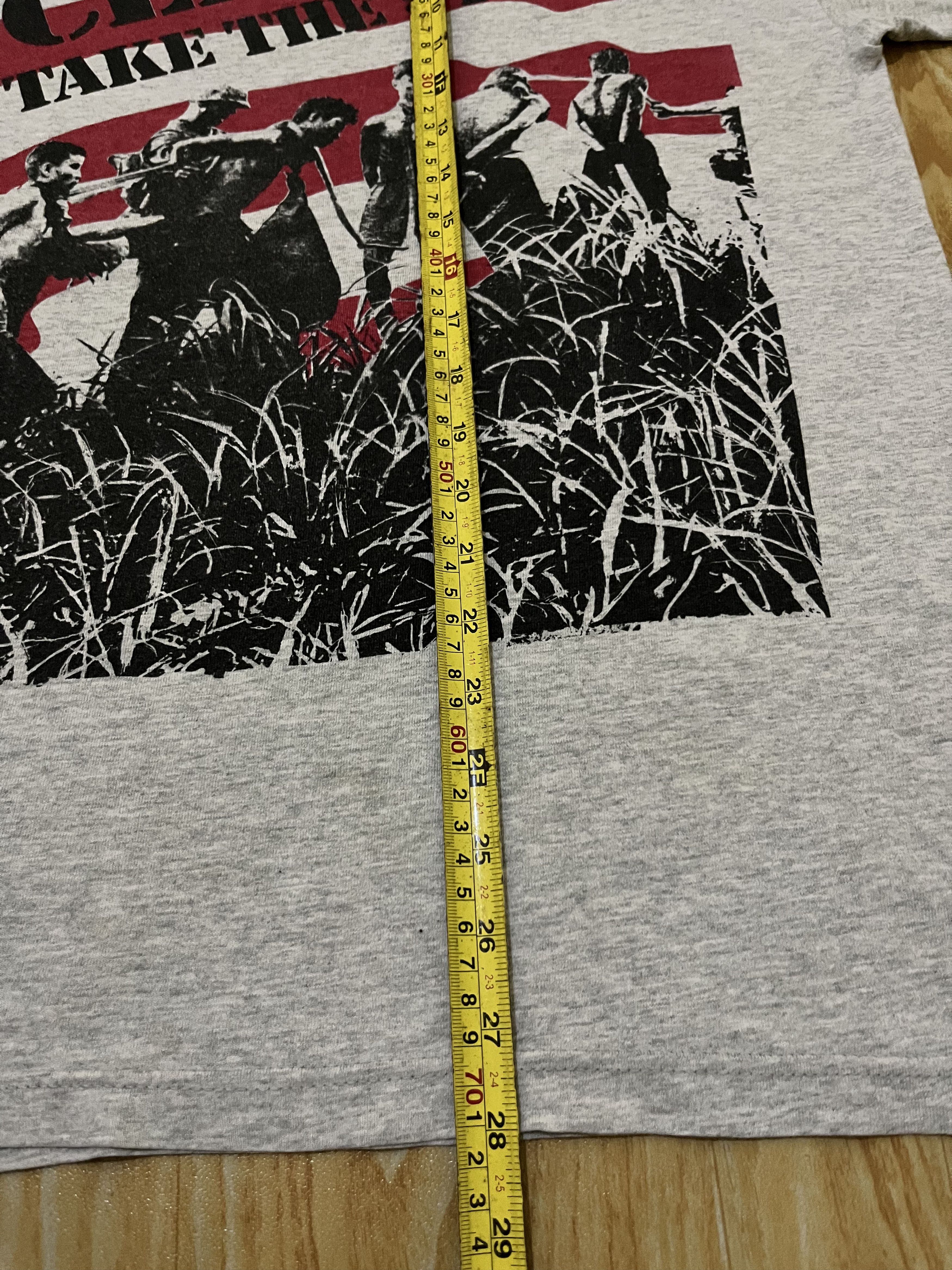 Band Tees Vintage 90s The Clash Fifth Column Shirt Ramones Black Flag Size US L / EU 52-54 / 3 - 9 Thumbnail