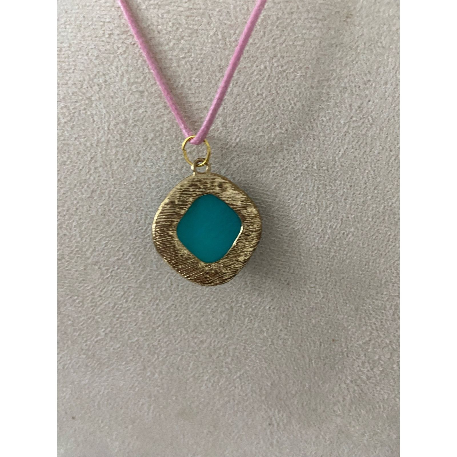 Handmade green pendant necklace Size ONE SIZE - 3 Thumbnail
