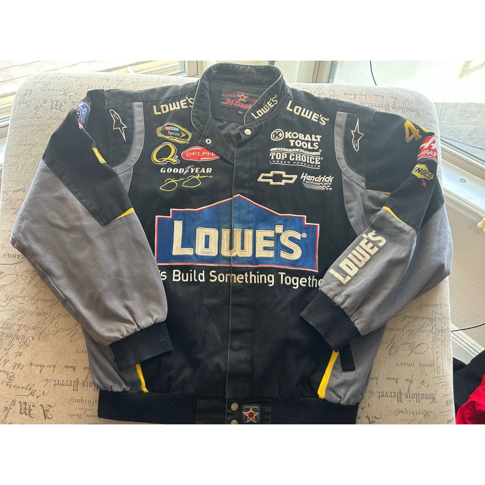 Jh Design Vintage Nascar Jimmie Johnson Jacket JH Design LOWES