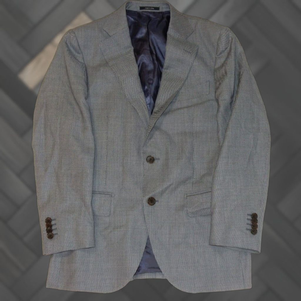 Suitsupply Suitsupply Mens Wool Sport Coat Blazer Jacket Size 46 EUR 36 US Blue Size 46R - 1 Thumbnail