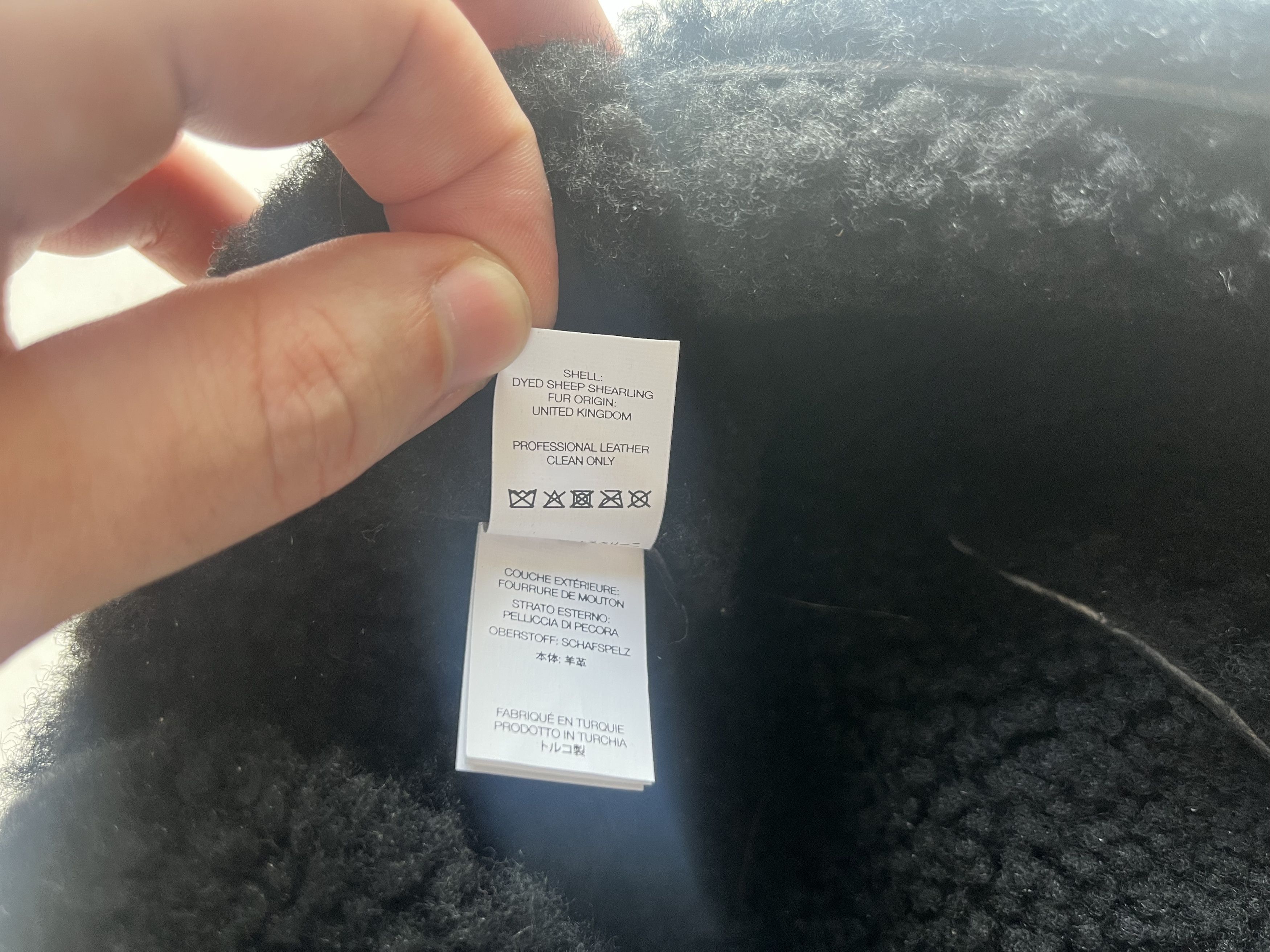Supreme Supreme Shearling Lined Earflap Cap Hat Black FW25 Size M/L Size ONE SIZE - 5 Thumbnail