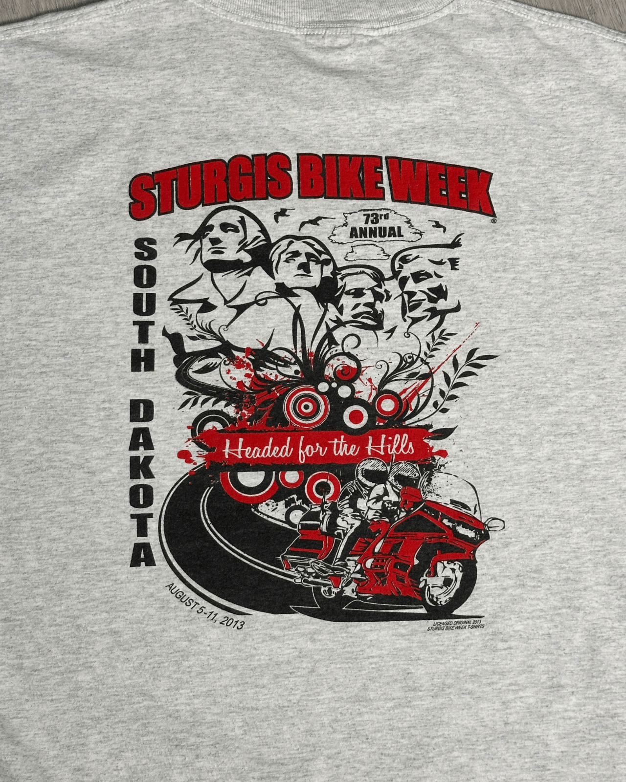 Vintage 2013 Sturgis Bike Week South Dakota Alstyle T-Shirt Size XL Size US XL / EU 56 / 4 - 3 Thumbnail