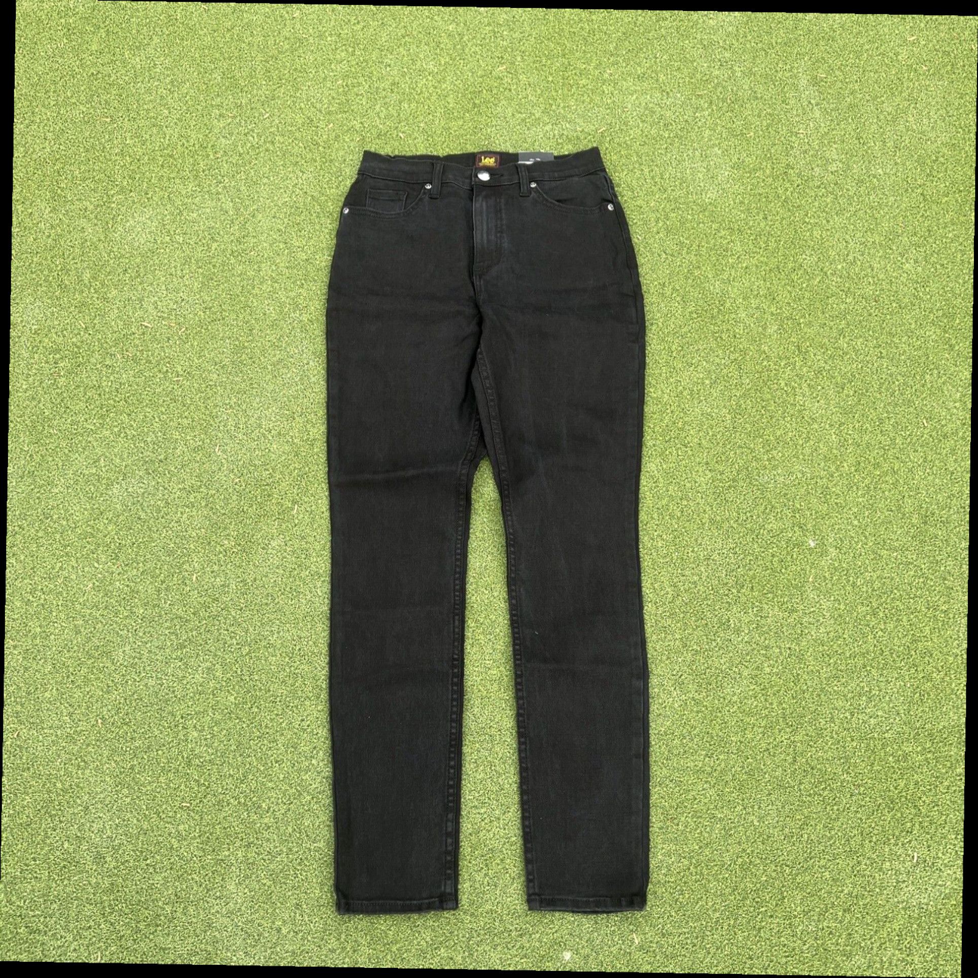 Lee Lee straight leg black Denim Jeans sz 6m New With Tags 27x29 Size 27" / US 4 / IT 40 - 1 Thumbnail