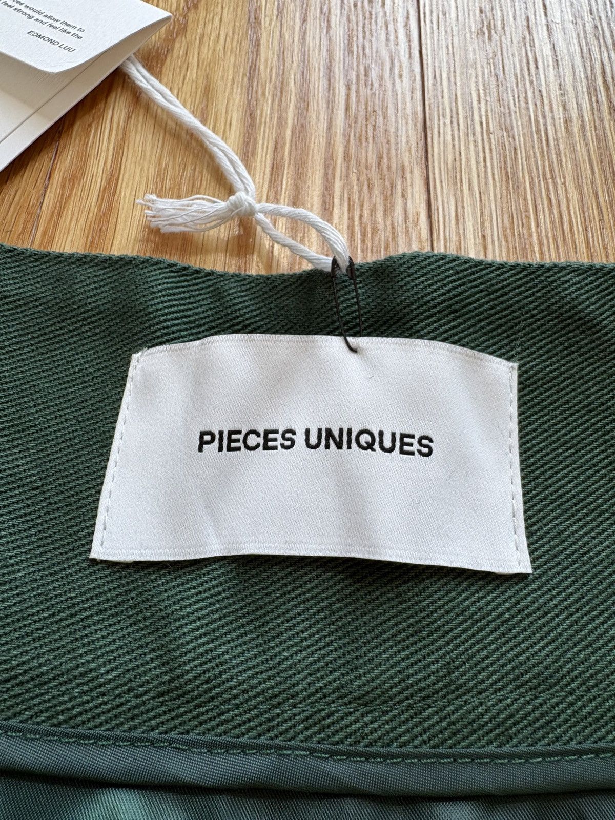 Pieces Uniques Pieces Uniques Le Pantalon Qwan Pleated Pants Gurkha M 34x32 Size US 34 / EU 50 - 4 Thumbnail
