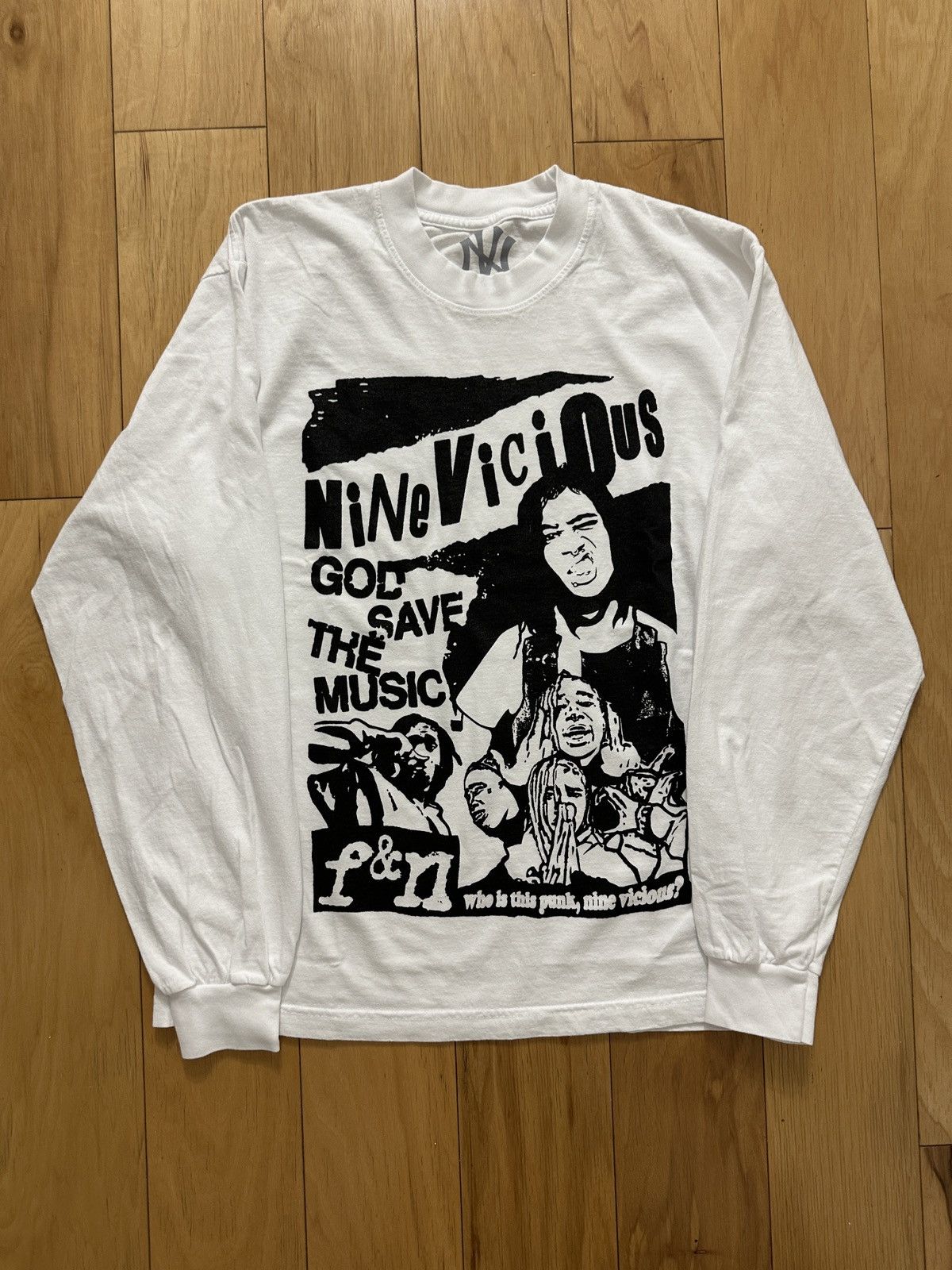 Other Nine Vicious “God Save the Music” SexPistols Mock Longsleeve