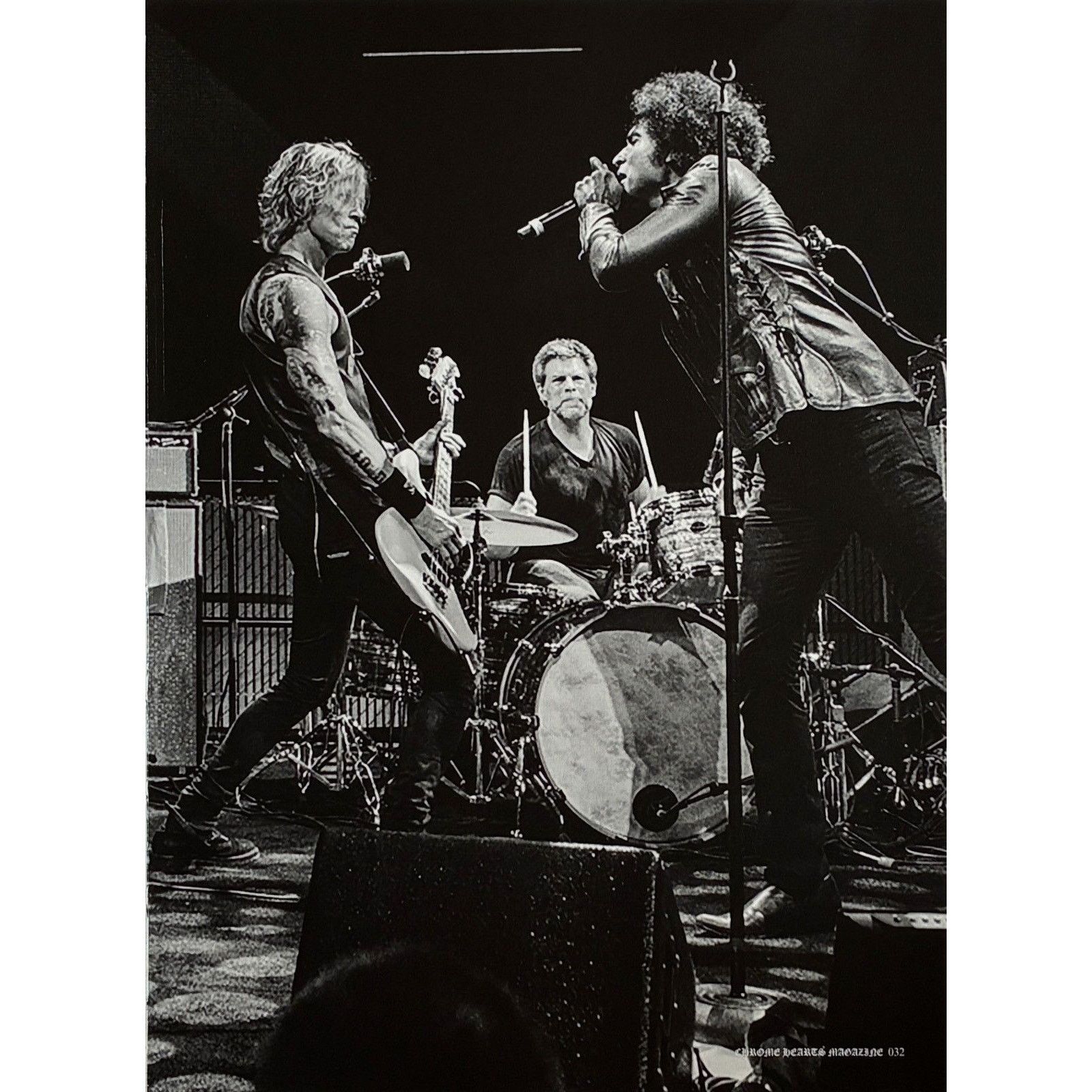 Chrome Hearts × Japanese Brand × Vintage Chrome Hearts music band photo Poster framed 9x11 Size ONE SIZE - 2 Thumbnail