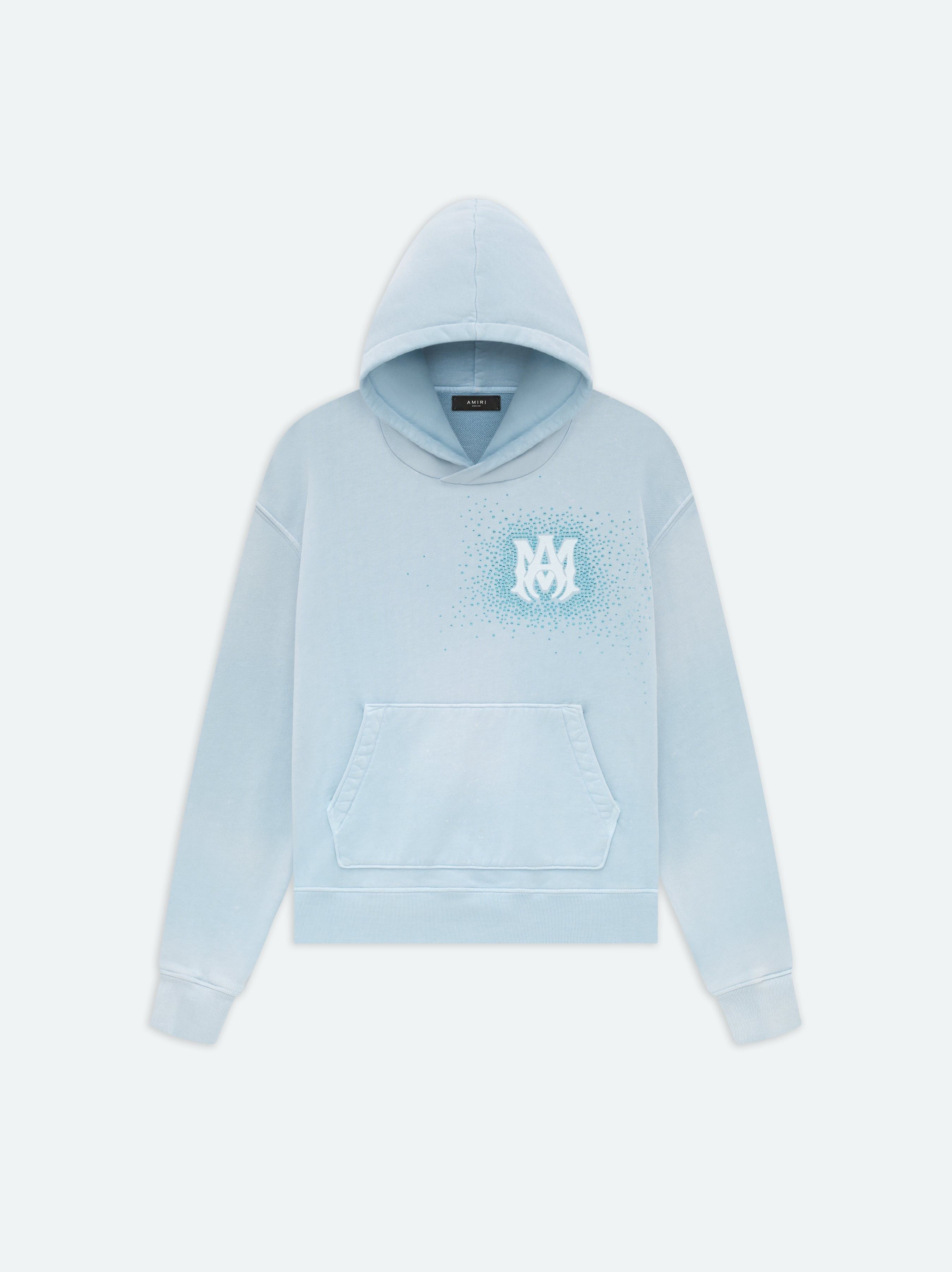 Amiri o1w1db10125 Crystal Burst Hoodie in Ashley Blue | Grailed