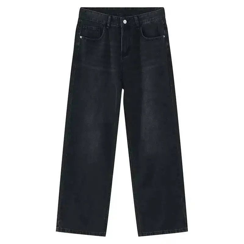 Japanese Brand Regular Baggy Jeans Wide Leg Denim Black Size US 34 / EU 50 - 1 Thumbnail