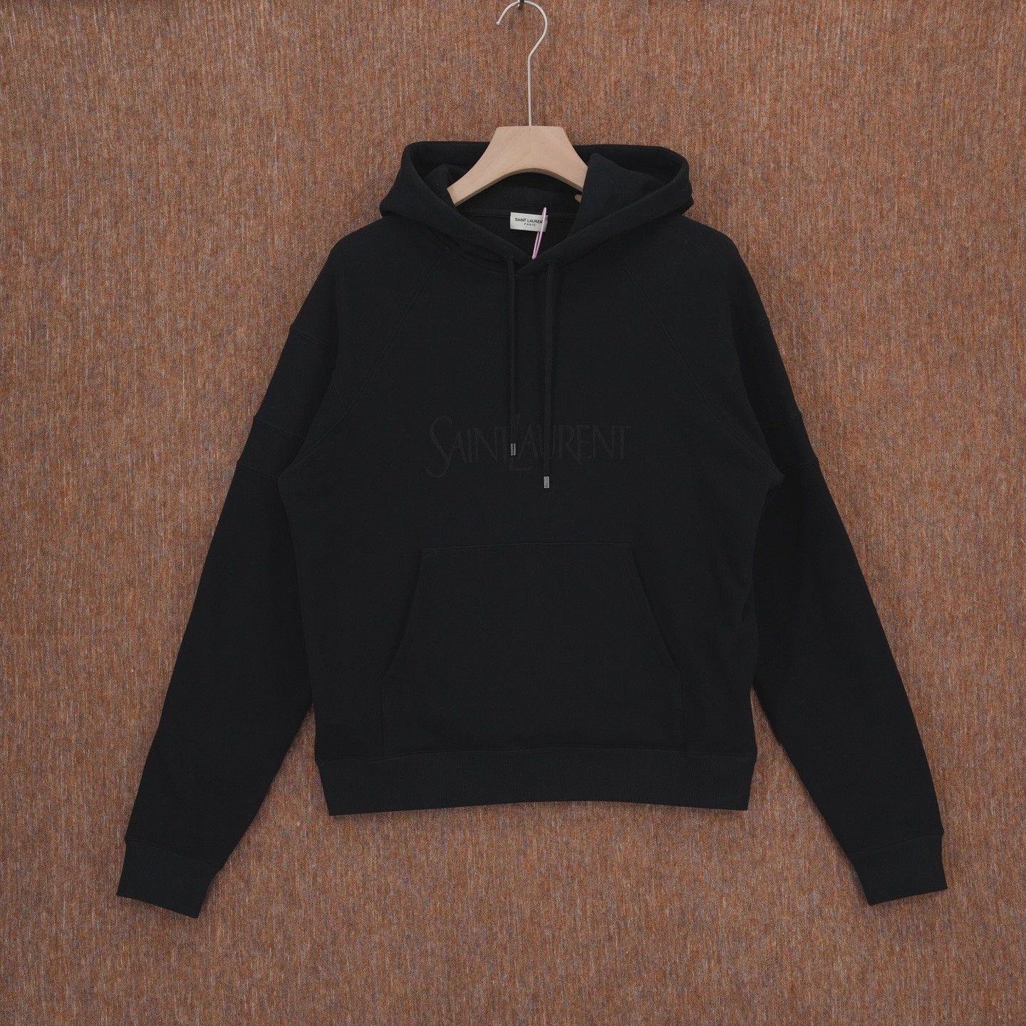 Saint Laurent Paris Saint Laurent Women's Solid Hooded Sweatshirt Size L / US 10 / IT 46 - 1 Thumbnail