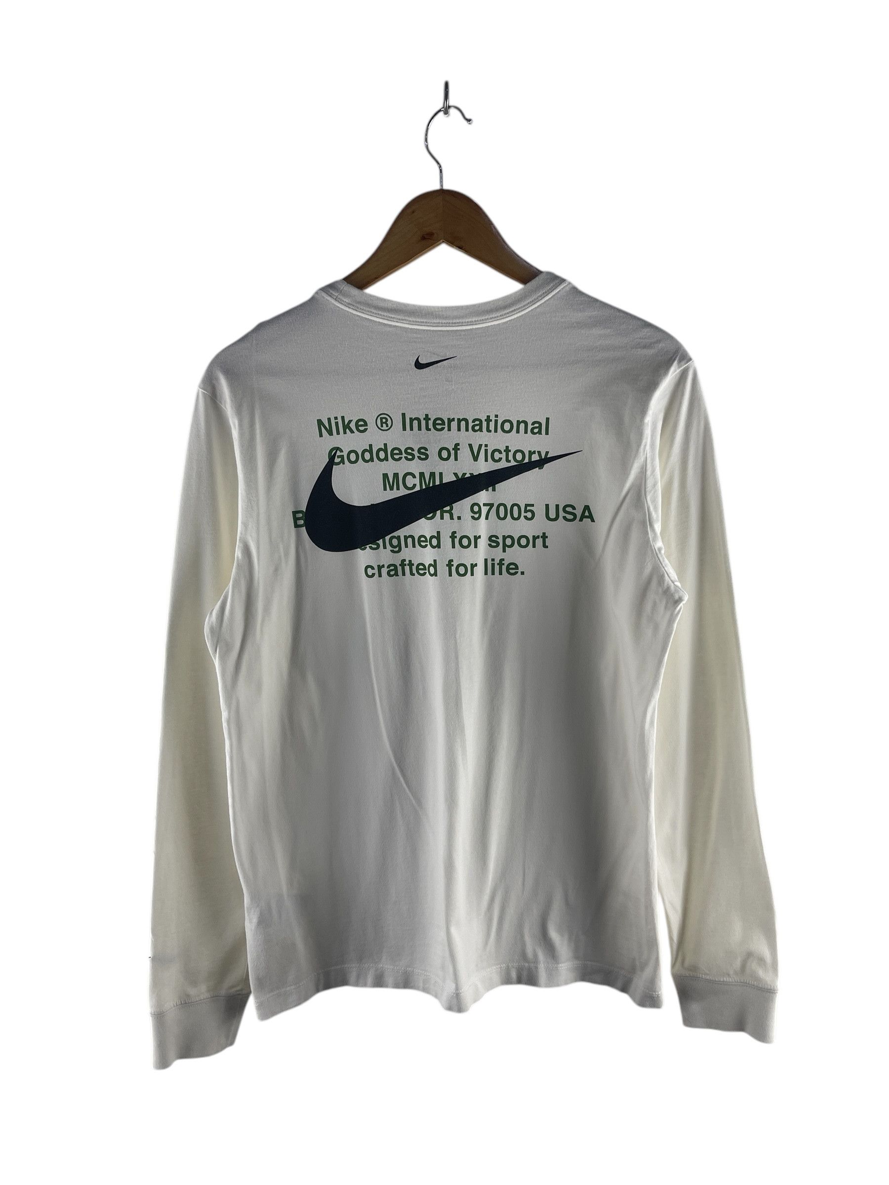 Nike Nike Goddess Of Victory Double Swoosh Shirt Size US S / EU 44-46 / 1 - 1 Thumbnail
