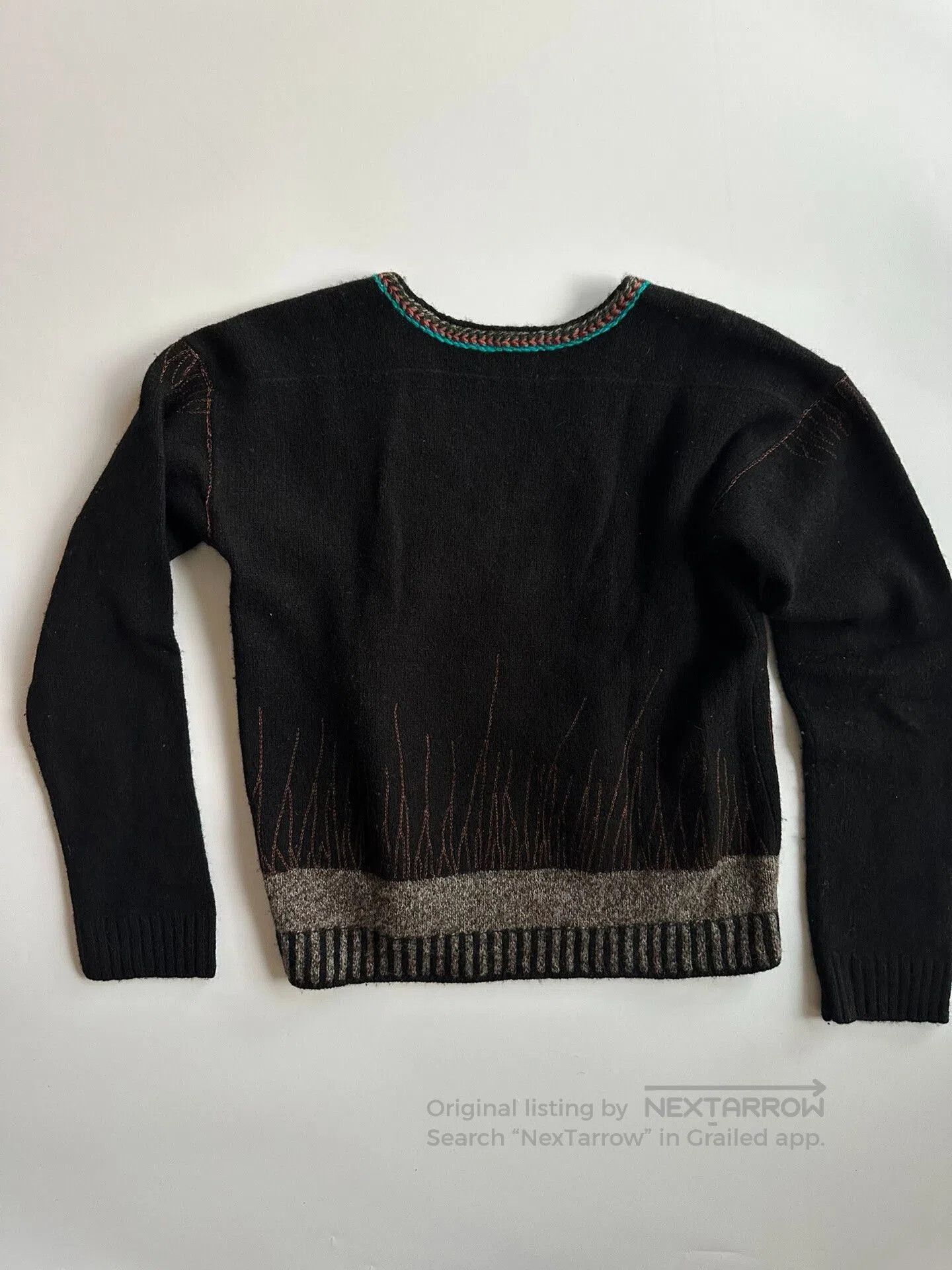 Dries Van Noten Dries Van Noten V-Neck Sweater for All. Size L / US 10 / IT 46 - 3 Thumbnail