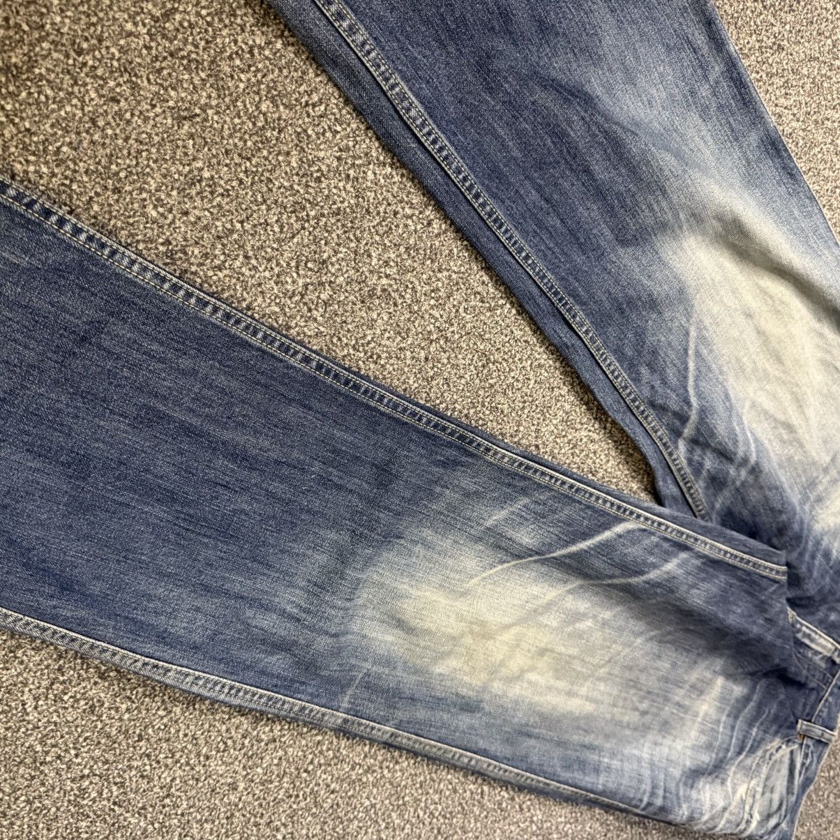 Japanese Brand 🔥🇯🇵 Vintage 90s Avant Garde Light Wash Stockton Denim Size US 34 / EU 50 - 6 Thumbnail