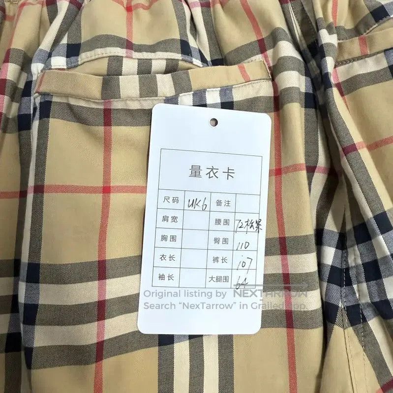 Burberry Burberry Color Blocked Cotton Casual Pants. Size 23" - 9 Thumbnail