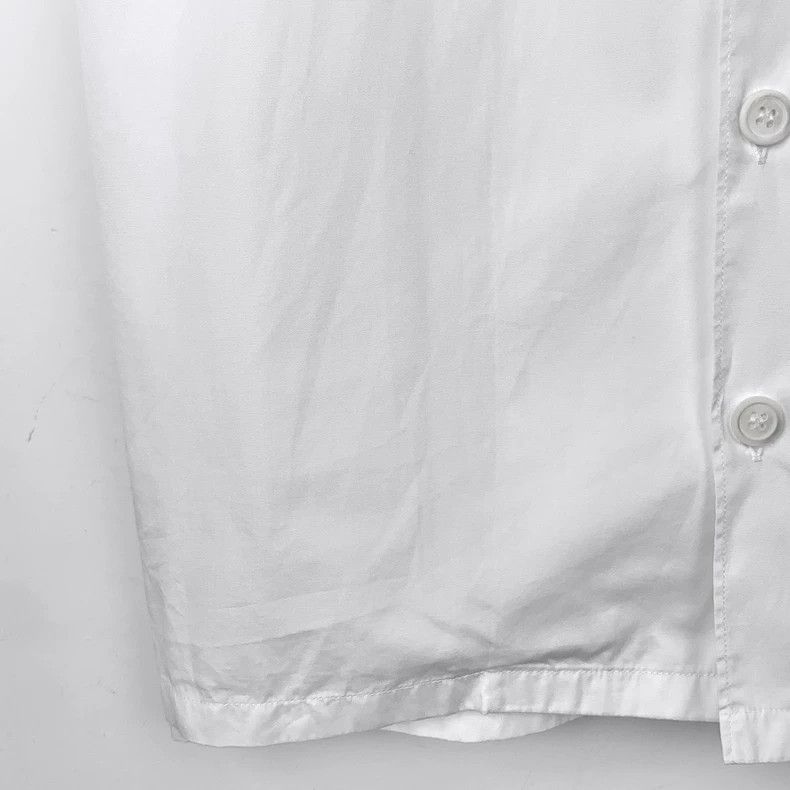 Prada Prada 21 logo triangle floral print lapel white cotton shor Size US L / EU 52-54 / 3 - 5 Thumbnail