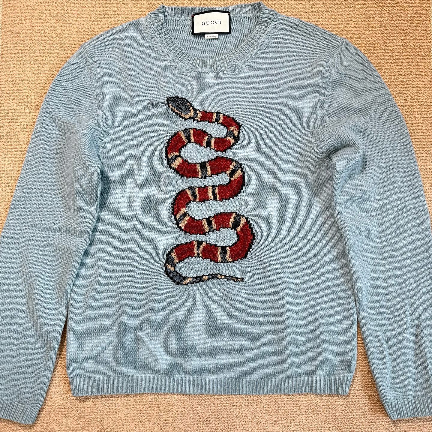 Gucci Gucci Snake Lightning Bolt Sweater Size M Size M / US 6-8 / IT 42-44 - 1 Thumbnail