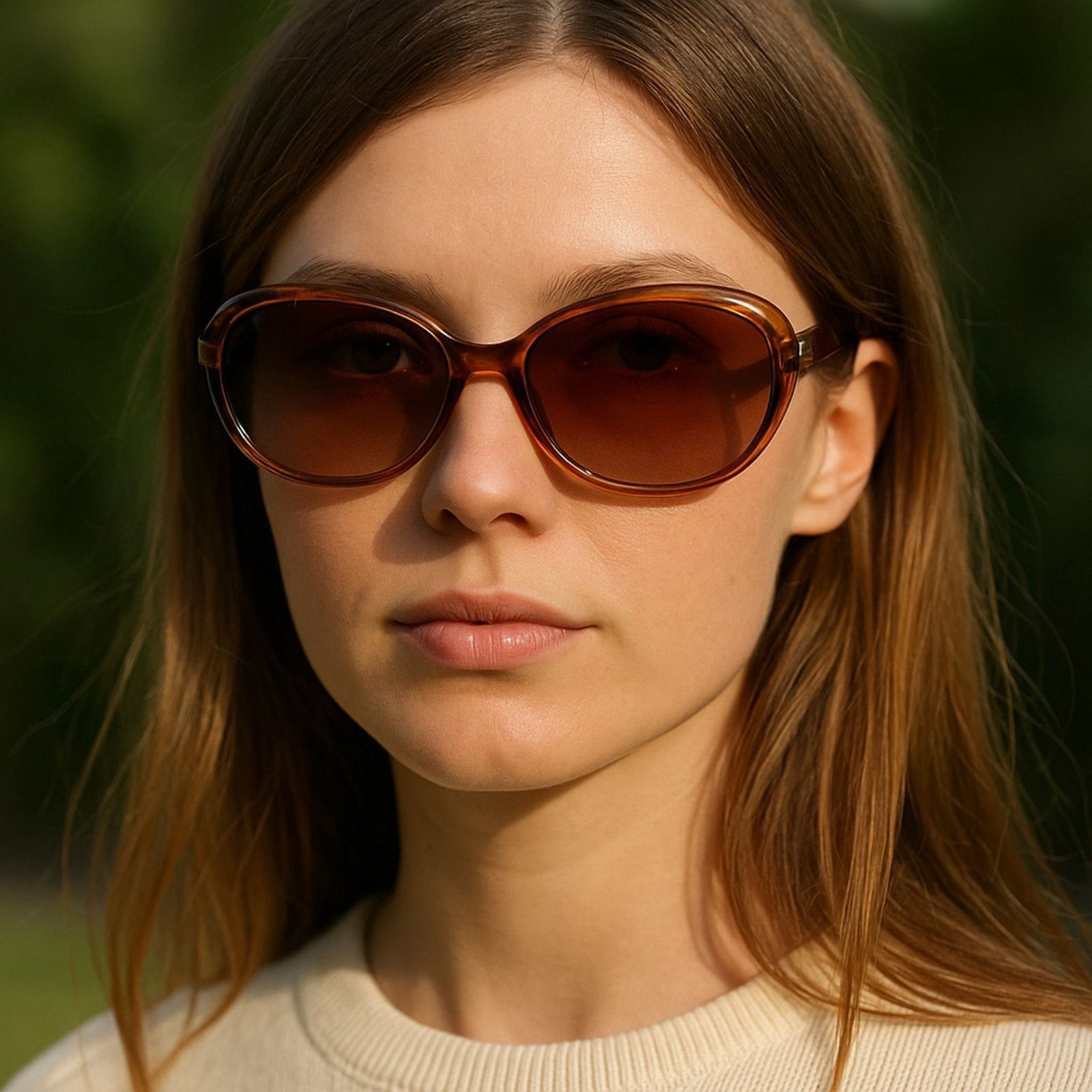 Franco Sarto Franco Sarto Sunglasses Tortoiseshell Oval Vintage Chic Size ONE SIZE - 1 Thumbnail